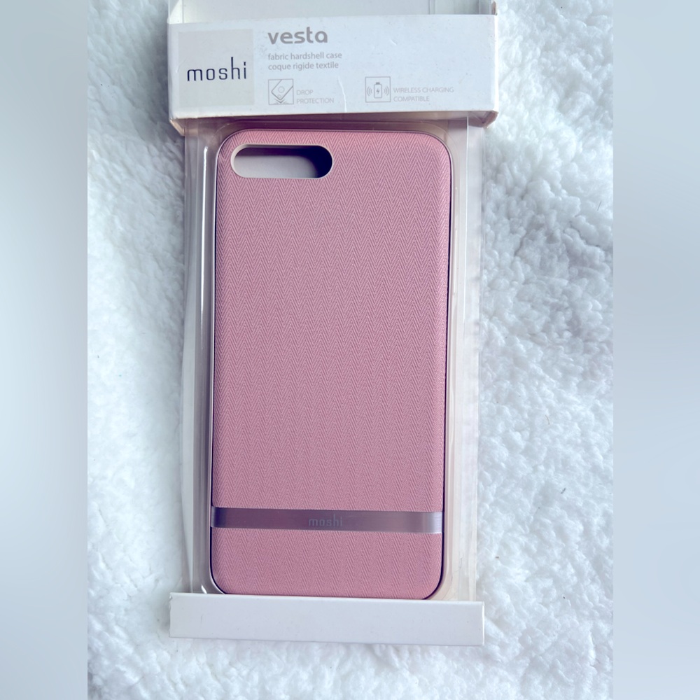 PINK MOSHI VESTA IPHONE 8PLUS/7PLUS HARDSHELL CASE